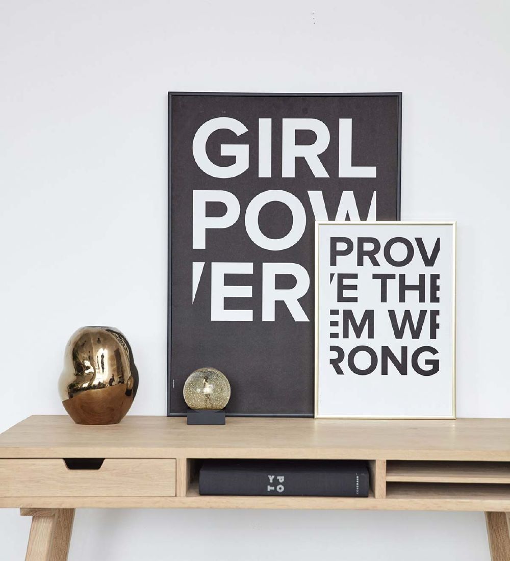 I Love My Type Poster - A3 - The Powerful Type - Girl Power
